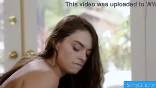 Curvy Brunette Takes a Blowjob Then Gets Pounded from Behind