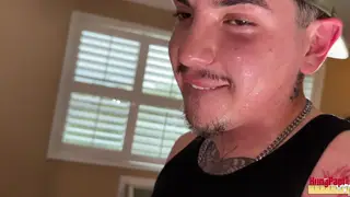 Tattooed Daddy Leads Threesome Anal With Twinks