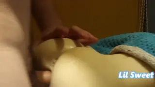 Petite Lover Enjoys Deep Intimacy on Soft Sheets