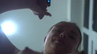 Busty Teen Gives Boyfriend Slow Blowjob