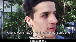 Spanish Twink Takes Bareback POV Session for Cash
