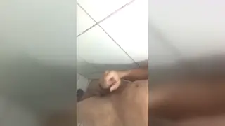 Amateur Guy Strokes His Big Cock to a Cumshot in a Homemade Clip