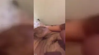 Hairy Bear Flexes and Teases in Front of Mirror