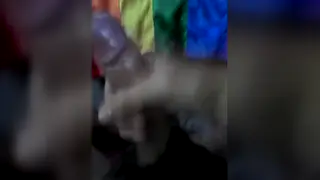 Latino Hunk Strokes Hard Cock While Showing Off Feet