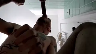 Straight Roommate Takes First Bareback Ride With Older Man
