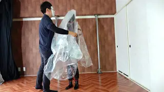 Asian Sub Endures Breath Play and Shibari in Club Dungeon