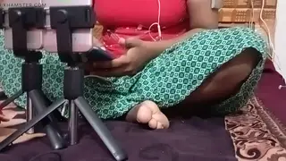 Petite Indian Teen in Stockings Enjoys Sensual Massage