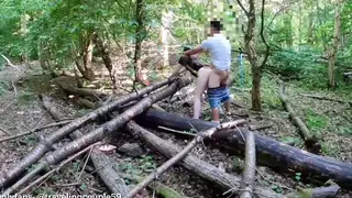 European Teen Gets Bred Outdoors in Doggystyle