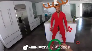 Muscular Hunks Share Sweaty Holiday Passion in POV