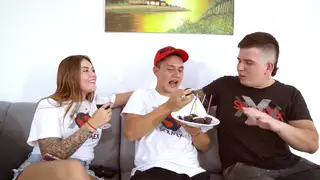 Blonde Latina MILF Claims a Virgin with Deep Throat and Doggystyle