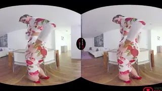Busty Teen Pleasures Herself with a Glass Toy