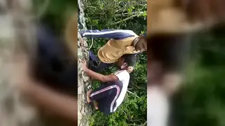 Indian Twink Serviced by Older Man Outdoors