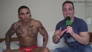 Latino Pornstar Leads Bareback Orgy at Club