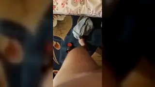Hairy Bear Performs Oral Outdoors on Webcam