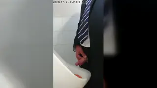 Mature European Daddy Shows Off His Uncut Piss Stream