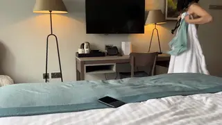 Stepmom Shares a Hotel Bed and Takes Him Deep