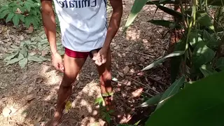 Asian Femboy Takes Creampie Outdoors on Webcam