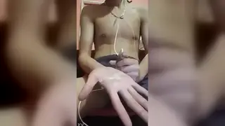 Teen Guy Shows Off His Big Cock on Camera