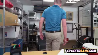 Muscular Employee Takes a Raw Interracial Pounding at the Office