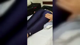 Amateur Massage Session Leads to Blowjob and Big Ass Tease