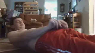 Teen Boy Strokes Hard Cock in Solo Session