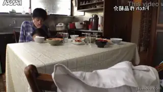Curvy Japanese Teacher Seduces Student at Desk