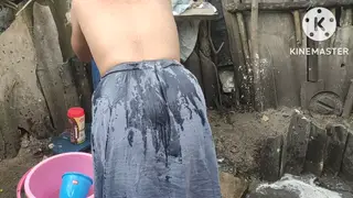 Voluptuous Indian Wife Explores Anal and Fisting in Bathroom