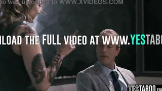 Petite Latina MILF Squirts on Teacher's Desk After Doggystyle