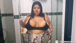 Tattooed MILF Smokes and Pisses for Her Own Pleasure