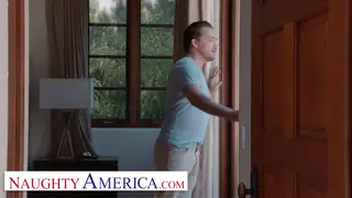 Curvy Brunette Cheats With Neighbor for Intense Finish