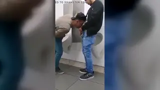 Latino Sucks a Thick Cock Dry in the Locker Room
