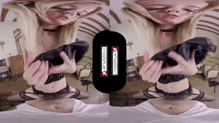Blonde Cosplayer Rides Hard in VR POV Until She Takes a Deep Doggystyle Pounding
