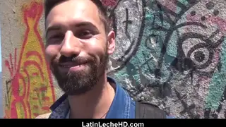 Straight Latino Teen Takes Bareback POV Outdoors