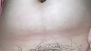 Asian Teen Shows Off Her Hairy Virgin Pussy