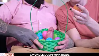 Tattooed Stepsons Swap Cum After Deep Throating