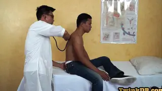 Asian Twink Takes Bareback Anal From a Doctor