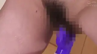 Busty Japanese MILF Swallows After Toy Play and Blowjob