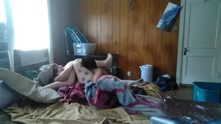 Submissive Husband Watches His MILF Wife Dominate a Bull