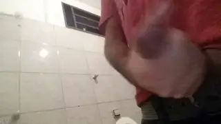 Solo Guy Strokes Until He Shoots a Thick Load