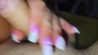 Blonde Stepmom in Dress Takes Stepson for Creampie