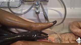 Dominant Woman Commands Anal Fisting and Piss Play