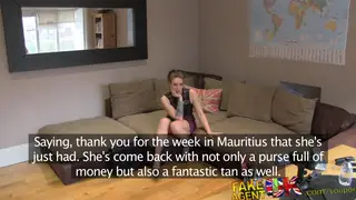 European Newcomer Takes Hard Doggystyle During Casting Audition