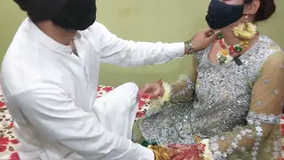 Busty Indian Woman Enjoys Anal and Creampie in Doggystyle