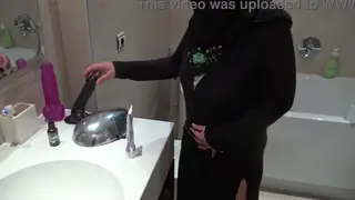 Arab MILF in Maid Uniform Takes Creampie
