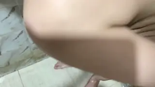 Middle Eastern Wife Takes Golden Shower Before Shower Sex