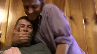 Bound Men Submit to Deep Oral in Bondage Preview