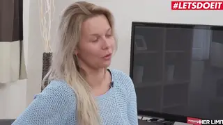 European Teen Takes Rough Anal and Squirts Hard