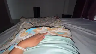 Latina Student Fingers Herself in Stockings