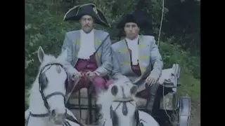 Vintage European Threesome Unfolds In Period Costumes