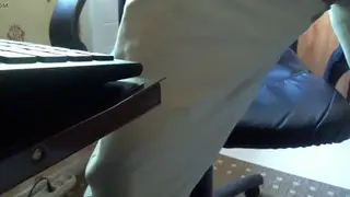 Vintage French Daddy Strokes Small Cock on Webcam